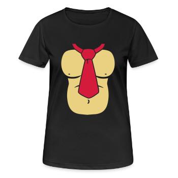 Ape Body - Women's Breathable T-Shirt - black - Front - AI Model Female 172 light (172cm)