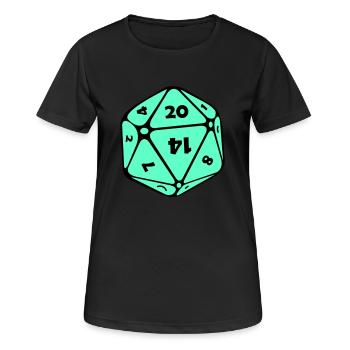 Cube - T-shirt respirant Femme - noir - Devant - AI Model Female 172 light (172cm)
