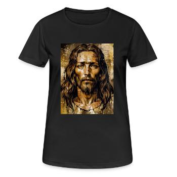 The Suffering Messiah - Women's Breathable T-Shirt - black - Front - AI Model Female 172 light (172cm)