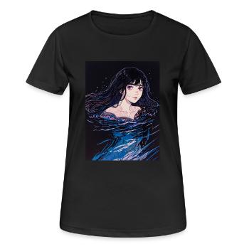 Lament of the Tides - Women's Breathable T-Shirt - black - Front - AI Model Female 172 light (172cm)
