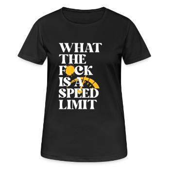 Auto - Frauen T-Shirt atmungsaktiv - Schwarz - Vorne - AI Model Female 172 light (172cm)