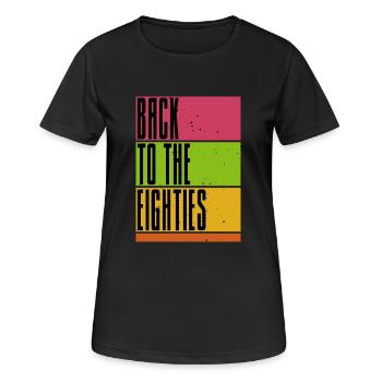 Back to the Eighties - Music - Musik - Women's Breathable T-Shirt - black - Front - AI Model Female 172 light (172cm)