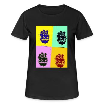 Pomme de pin - T-shirt respirant Femme - noir - Devant - AI Model Female 172 light (172cm)