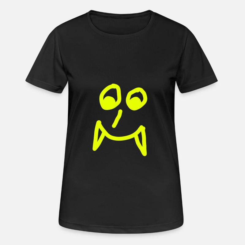 Vampire's face - Women's Breathable T-Shirt - black