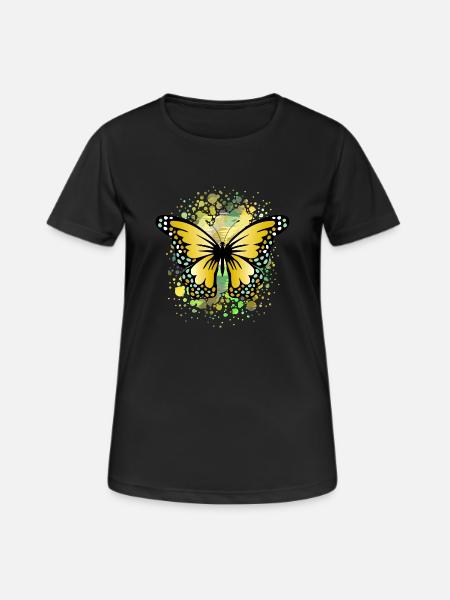 Papillon - T-shirt respirant Femme - noir