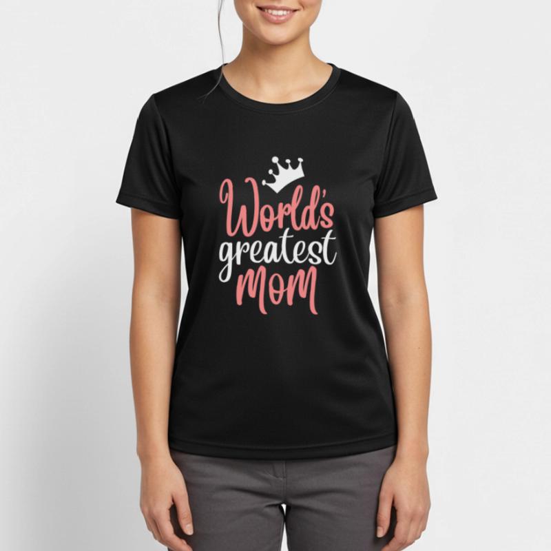 beste Mama der Welt weltbeste Mutter Muttertag Frauen T-Shirt atmungsaktiv