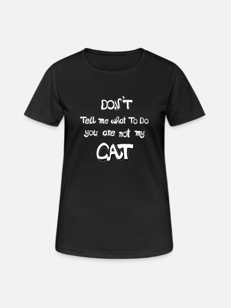 Don ́t tell me - Women's Breathable T-Shirt - black