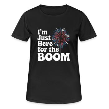 Pyrotechnics Fireworks Pyrotechnics - Women's Breathable T-Shirt - black - Front - AI Model Female 172 light (172cm)