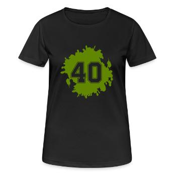 blob 40 - Women's Breathable T-Shirt - black - Front - AI Model Female 172 light (172cm)