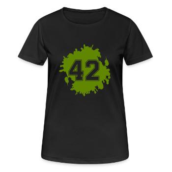 blob 42 - Women's Breathable T-Shirt - black - Front - AI Model Female 172 light (172cm)