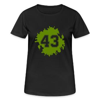blob 43 - Women's Breathable T-Shirt - black - Front - AI Model Female 172 light (172cm)
