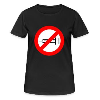 doc62 - T-shirt respirant Femme - noir - Devant - AI Model Female 172 light (172cm)
