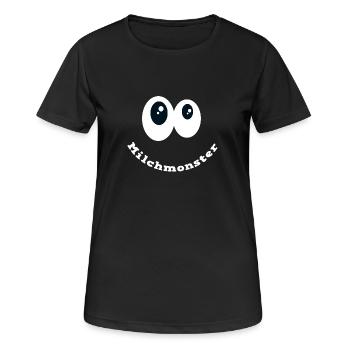 Baby Babysprüche Babybauch - Frauen T-Shirt atmungsaktiv - Schwarz - Vorne - AI Model Female 172 light (172cm)