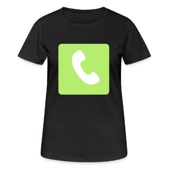 Call to respond - Women's Breathable T-Shirt - black - Front - AI Model Female 172 light (172cm)