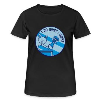 Do what I want - Women's Breathable T-Shirt - black - Front - AI Model Female 172 light (172cm)