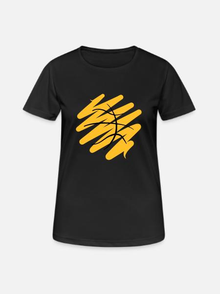 Basket-ball - T-shirt respirant Femme - noir