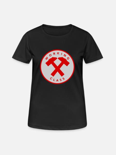 Classe ouvrière - T-shirt respirant Femme - noir