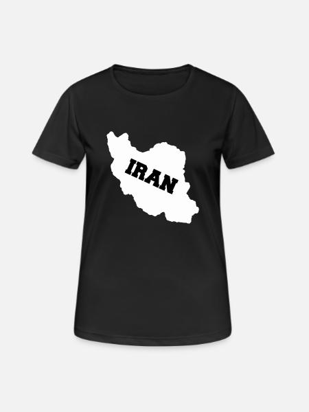 Iran - Women's Breathable T-Shirt - black