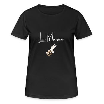 The Bride - Women's Breathable T-Shirt - black - Front - AI Model Female 172 light (172cm)