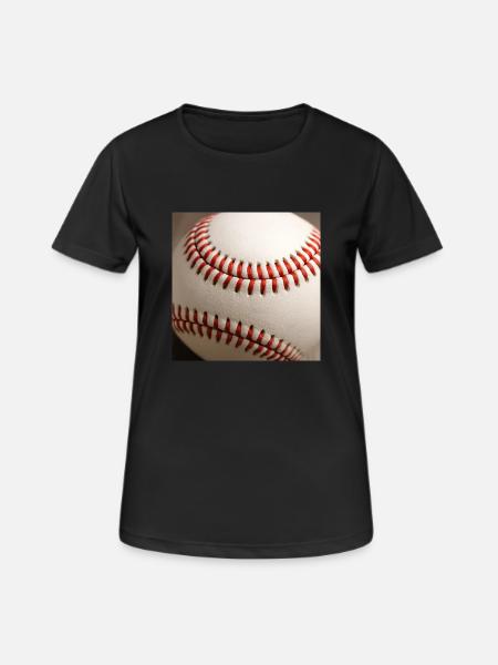 Baseball - Women's Breathable T-Shirt - black