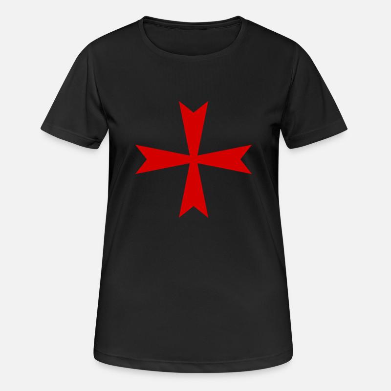 Cross - Women's Breathable T-Shirt - black