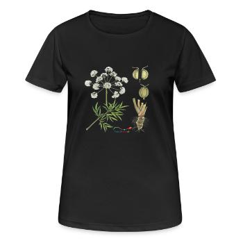 Cowbane - T-shirt respirant Femme - noir - Devant - AI Model Female 172 light (172cm)