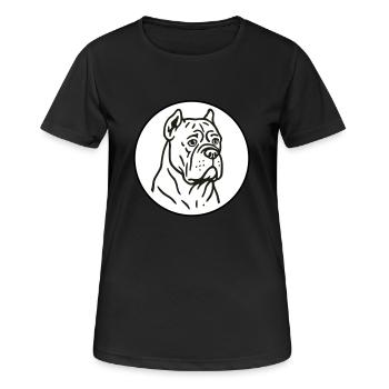 Cane Corso - Women's Breathable T-Shirt - black - Front - AI Model Female 172 light (172cm)