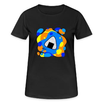 Onigiri - Calypso Blous - Frauen T-Shirt atmungsaktiv - Schwarz - Vorne - AI Model Female 172 light (172cm)