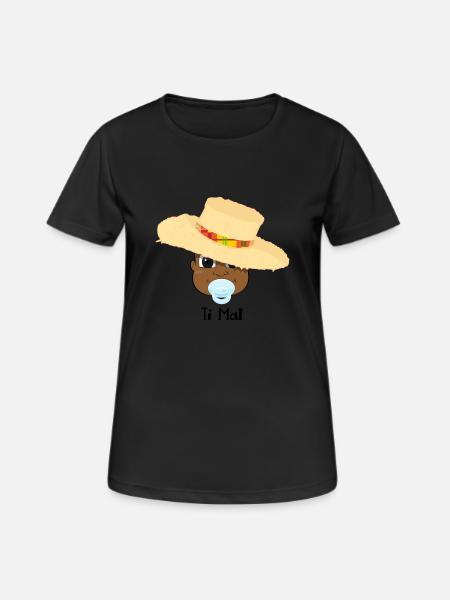 timal chapo - T-shirt respirant Femme - noir