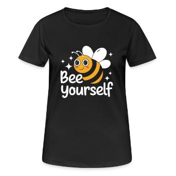 abeille abeille apicultrice abeille abeille - T-shirt respirant Femme - noir - Devant - AI Model Female 172 light (172cm)