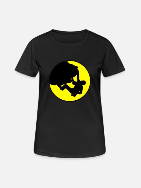 Climber - Boulder - Women's Breathable T-Shirt - black