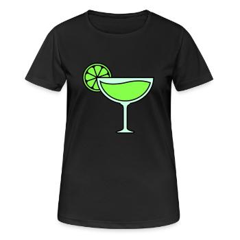 cocktail - T-shirt respirant Femme - noir - Devant - AI Model Female 172 light (172cm)