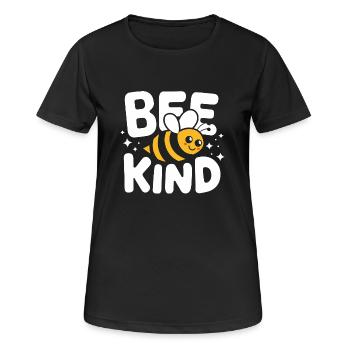 abeille abeille apicultrice abeille abeille - T-shirt respirant Femme - noir - Devant - AI Model Female 172 light (172cm)