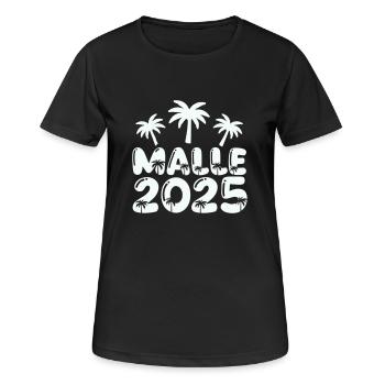 MALLE 2025 - T-shirt respirant Femme - noir - Devant - AI Model Female 172 light (172cm)