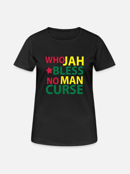 who jah bless - Women's Breathable T-Shirt - black