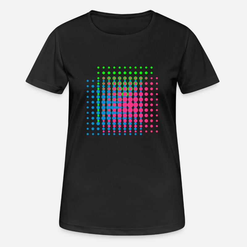 Dots II - Women's Breathable T-Shirt - black