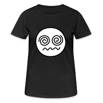 Weird Grinsling - Frauen T-Shirt atmungsaktiv - Schwarz - Vorne - AI Model Female 172 light (172cm)