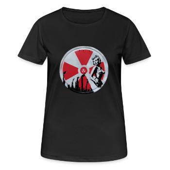 Boombab - Women's Breathable T-Shirt - black - Front - AI Model Female 172 light (172cm)