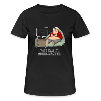 video gamer - T-shirt respirant Femme - noir - Devant - AI Model Female 172 light (172cm)