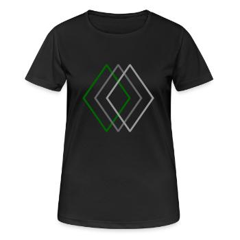 Trinity II - Women's Breathable T-Shirt - black - Front - AI Model Female 172 light (172cm)