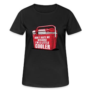 Wenig cooler Humor - Frauen T-Shirt atmungsaktiv - Schwarz - Vorne - AI Model Female 172 light (172cm)