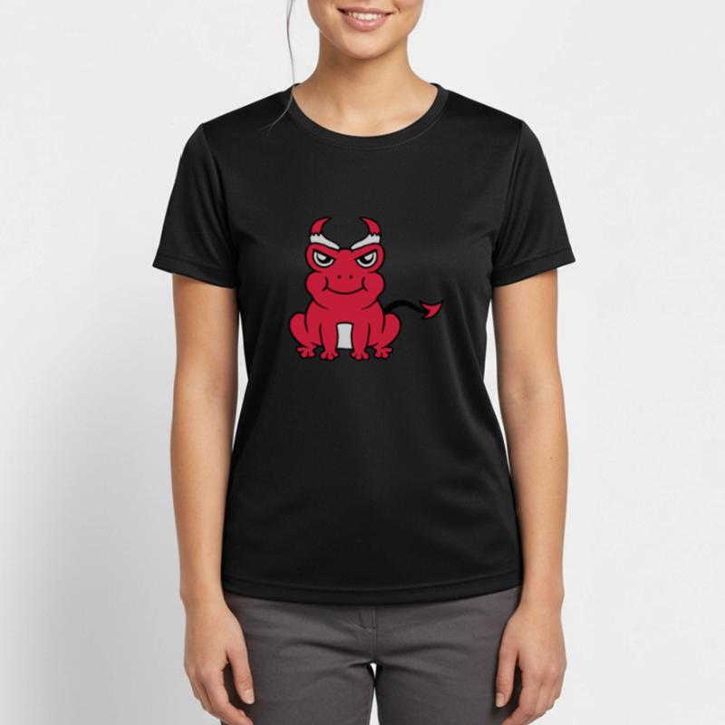 Devil Horns Frog Demon Women's Breathable T-Shirt