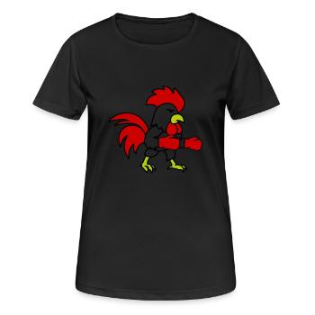 Boxer - Women's Breathable T-Shirt - black - Front - AI Model Female 172 light (172cm)