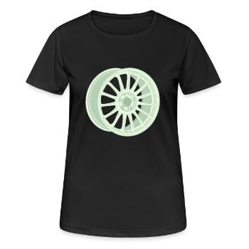 Bord - T-shirt respirant Femme - noir - Devant - AI Model Female 172 light (172cm)