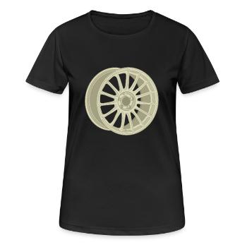 Bord - T-shirt respirant Femme - noir - Devant - AI Model Female 172 light (172cm)