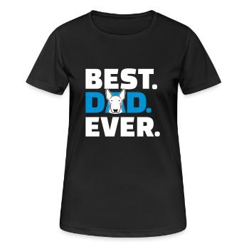 Bull terrier - Women's Breathable T-Shirt - black - Front - AI Model Female 172 light (172cm)