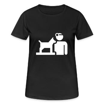 Tierarzt - Frauen T-Shirt atmungsaktiv - Schwarz - Vorne - AI Model Female 172 light (172cm)