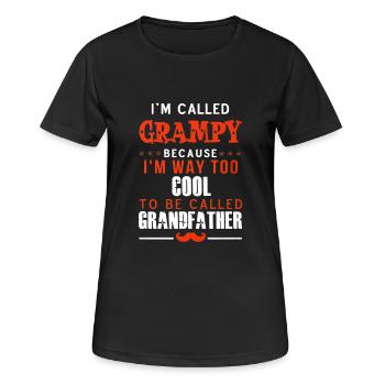To Be Called Grandfather - Women's Breathable T-Shirt - black - Front - AI Model Female 172 light (172cm)