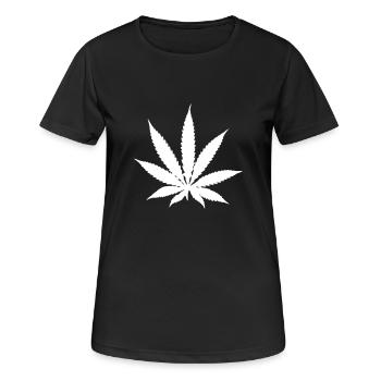 Marihuana - Pot - Women's Breathable T-Shirt - black - Front - AI Model Female 172 light (172cm)