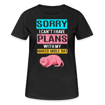 Chiot de sable - T-shirt respirant Femme - noir - Devant - AI Model Female 172 light (172cm)